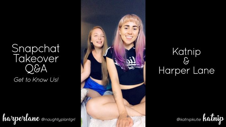 snapchat Q&amp;A w/harper lane