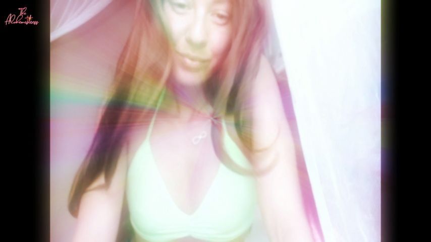 Trippy brunette JOI