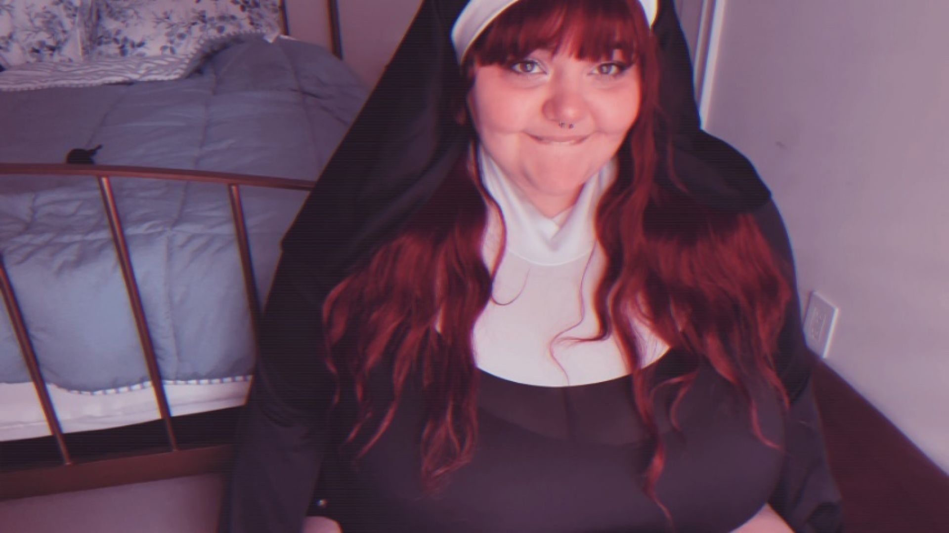 Innocent Nun Worships Your Big Cock