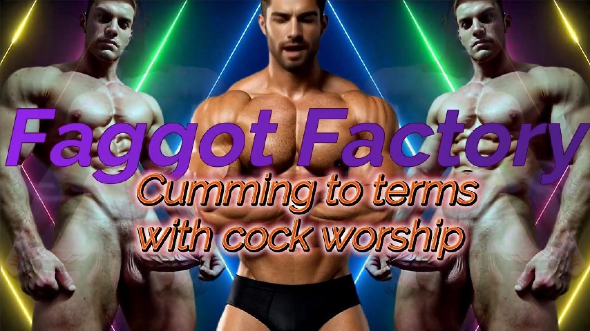 Faggot Factory - reprogramming into gay 4 Cumming to Ter