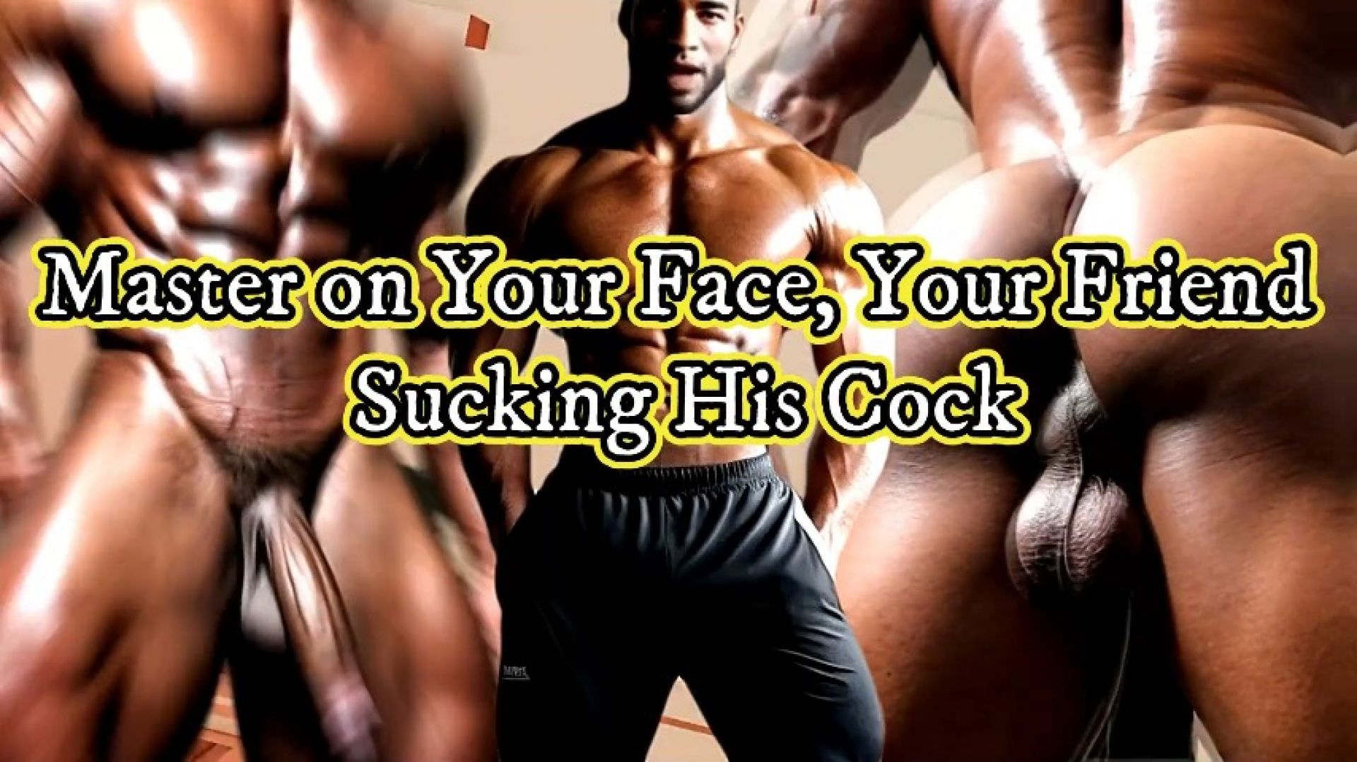 Master on Your Face, Your Friend Sucking His Cock