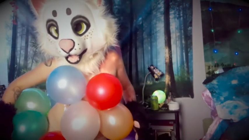 Balloon Popping Strip Tease