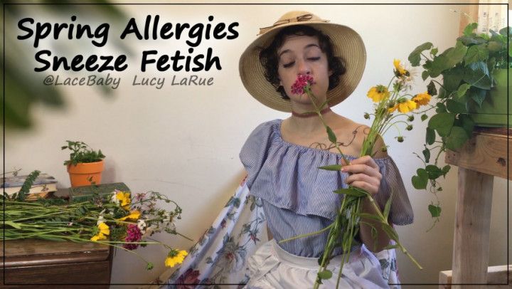 Spring Allergies Sneeze Fetish