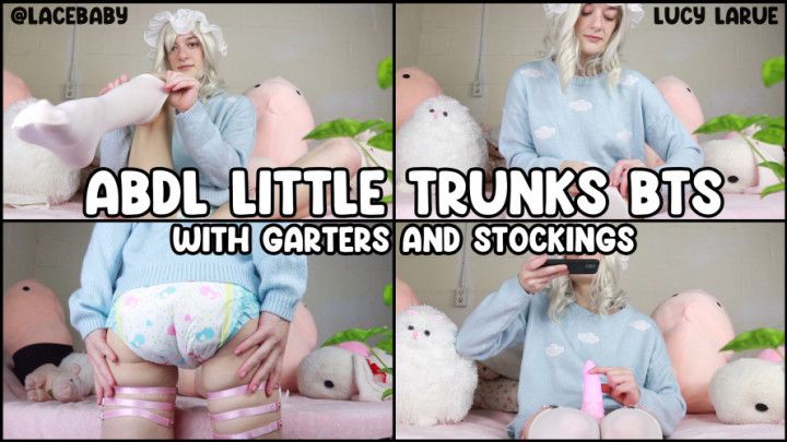 ABDL Little Trunks BTS with Garters and Stockings