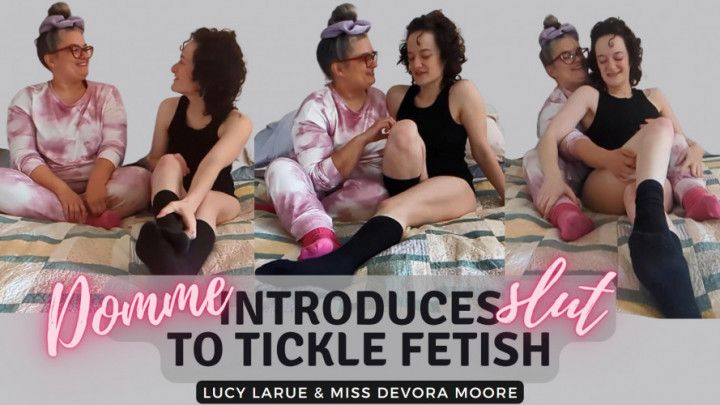 Domme Introduces Slut 2 Tickle Fetish