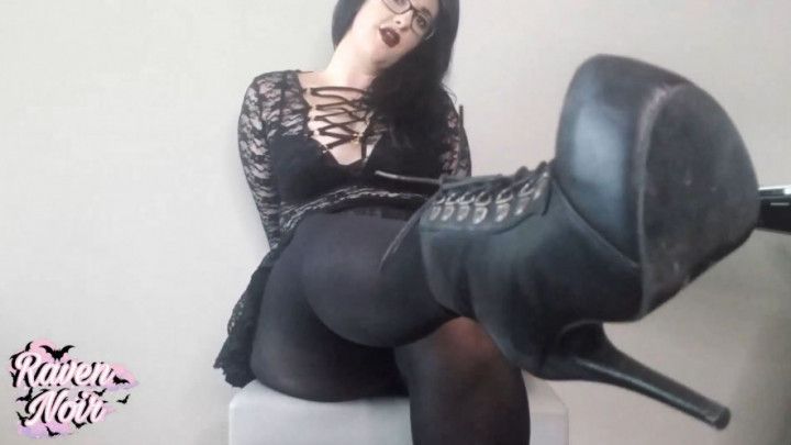 School Girl Goth Foot Worship Part 1