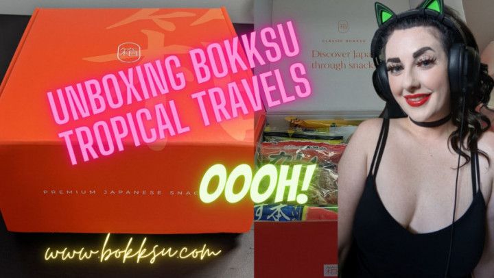 Unboxing Bokksu Tropical Travels ASMR