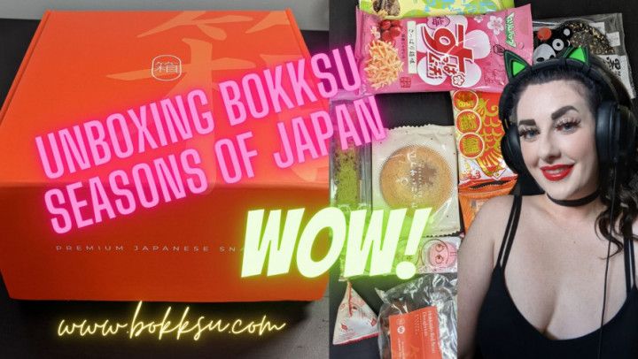 Unboxing Bokksu Seasons of Japan Snacks