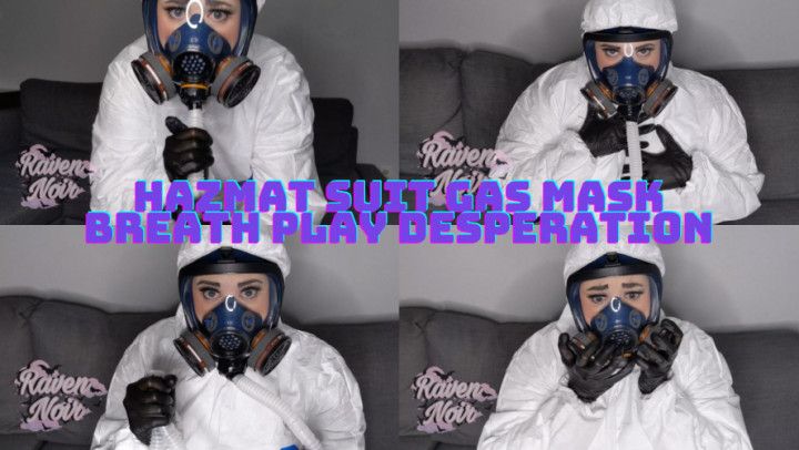 Hazmat Suit Gas Mask Breath Desperation