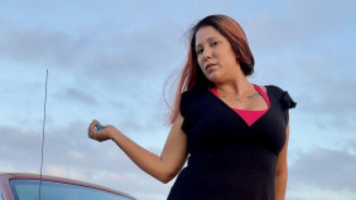 Brina Barefoot Revving on Surfside Beach