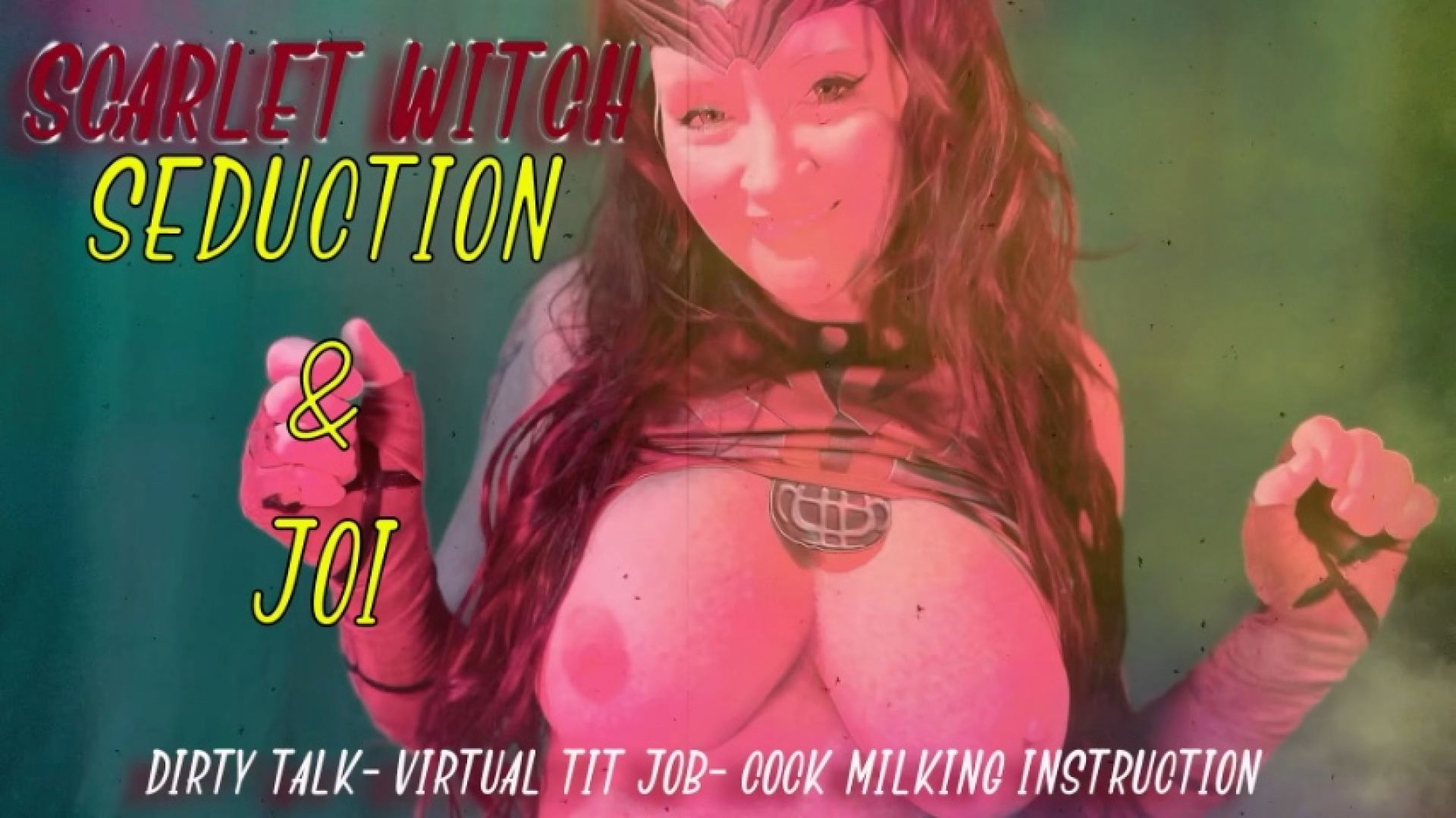 Scarlet Witch Seduction -from super heroine to slut-cocplay