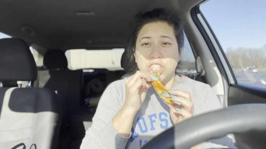 Hungry Girlfriend Can't Stop Burping