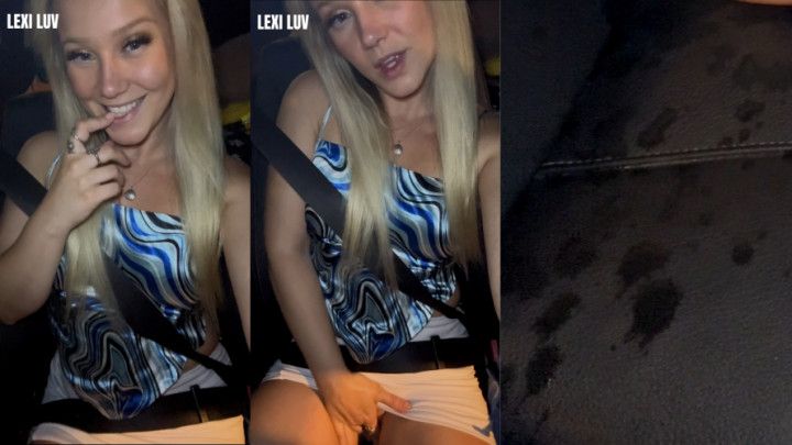 Squirting in my Car After Dark