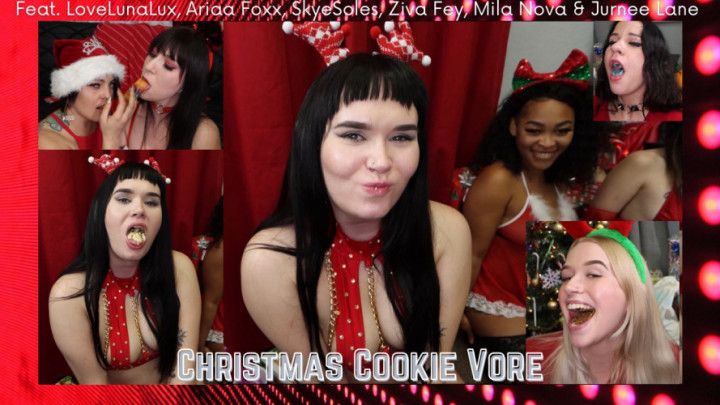 Sorority XMAS Cookie Vore Eating Fetish