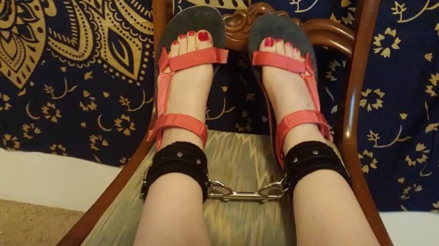 Bondage and Sandals Muzzled