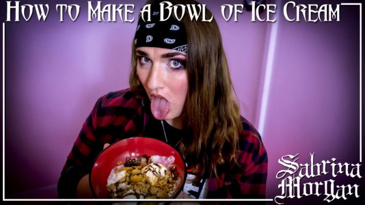 How to Make a Bowl of Ice Cream