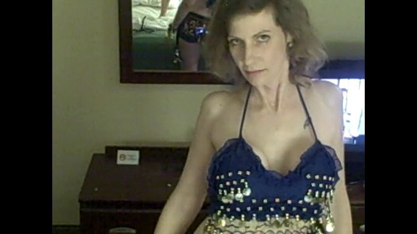 Belly dancing in a motel room