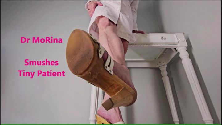 Dr MoRina Smushes Tiny Patient - giantess shrinking fetish