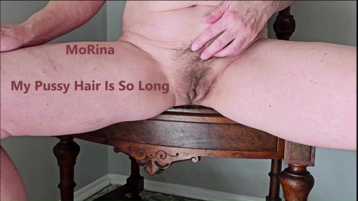 My Pussy Hair Is So Long - MoRina hairy bush close up