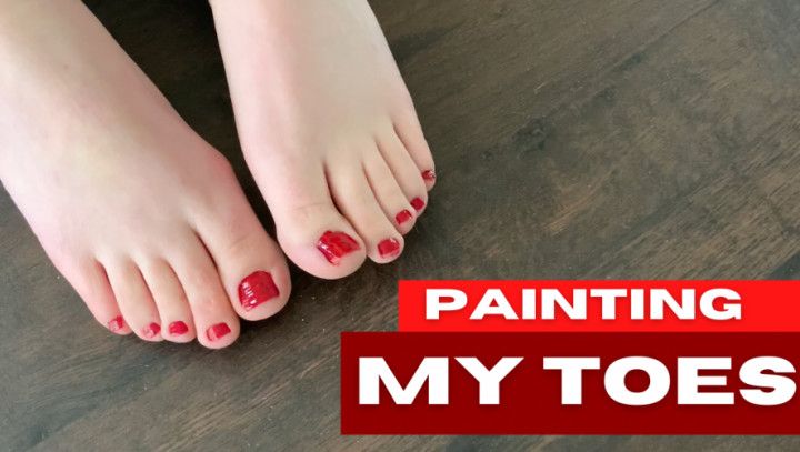 Painting My Toes Red