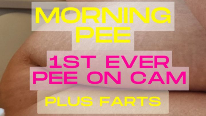 Bbw morning pee + a few farts