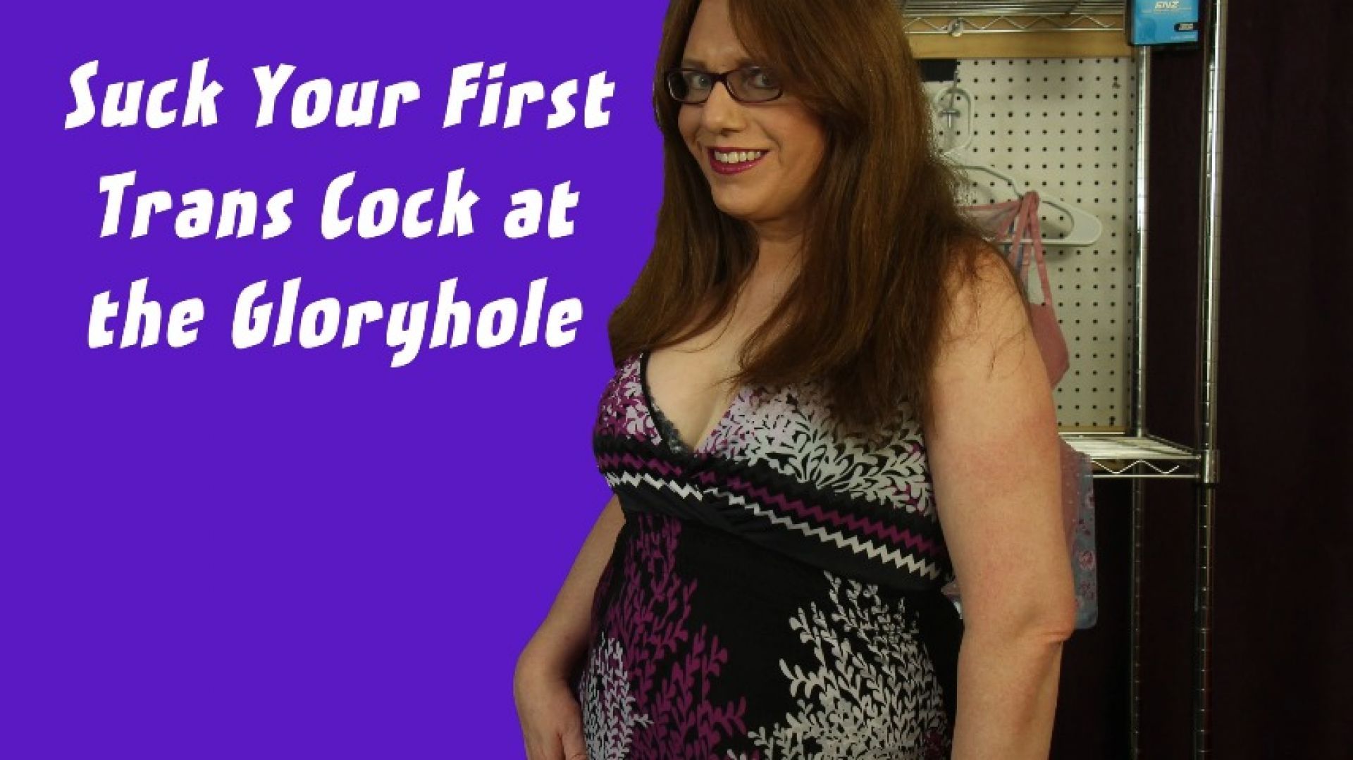 Suck Your First Trans Cock at the Gloryhole