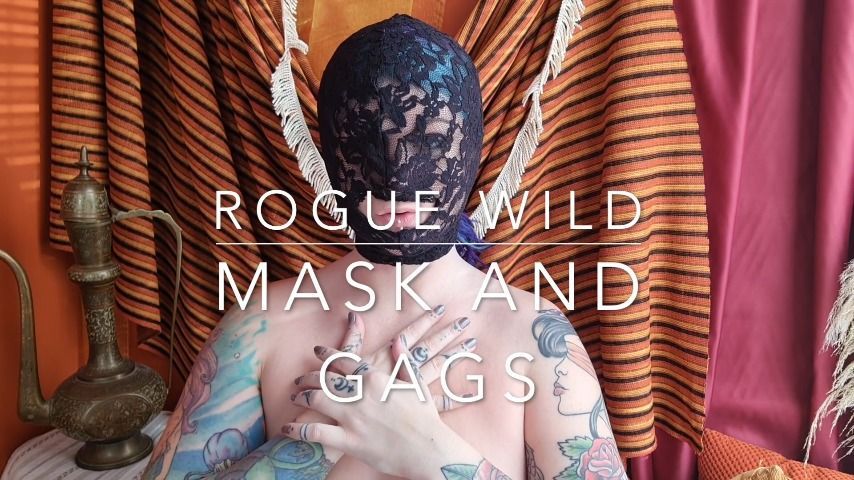 Lace mask and multiple gags