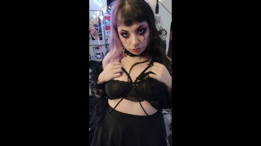 Goth Slut Striptease