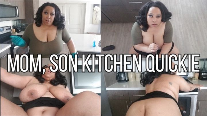 Mommy Son Kitchen Quickie