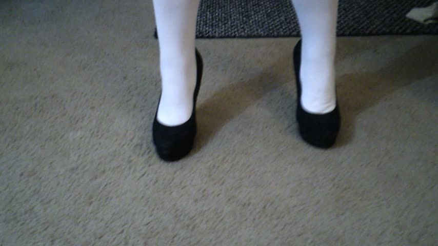 Miss Kay teasing in stockings