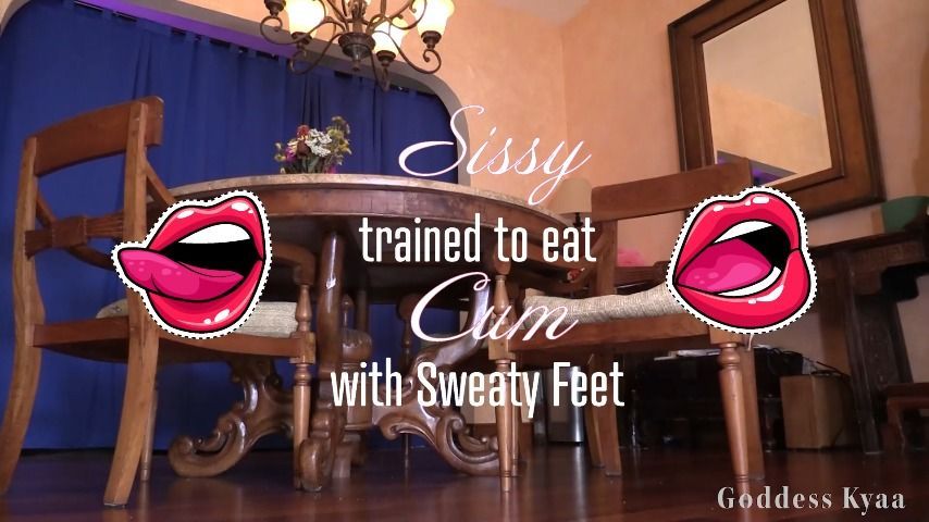 Sissy Trained to Eat Cum w Sweaty Feet