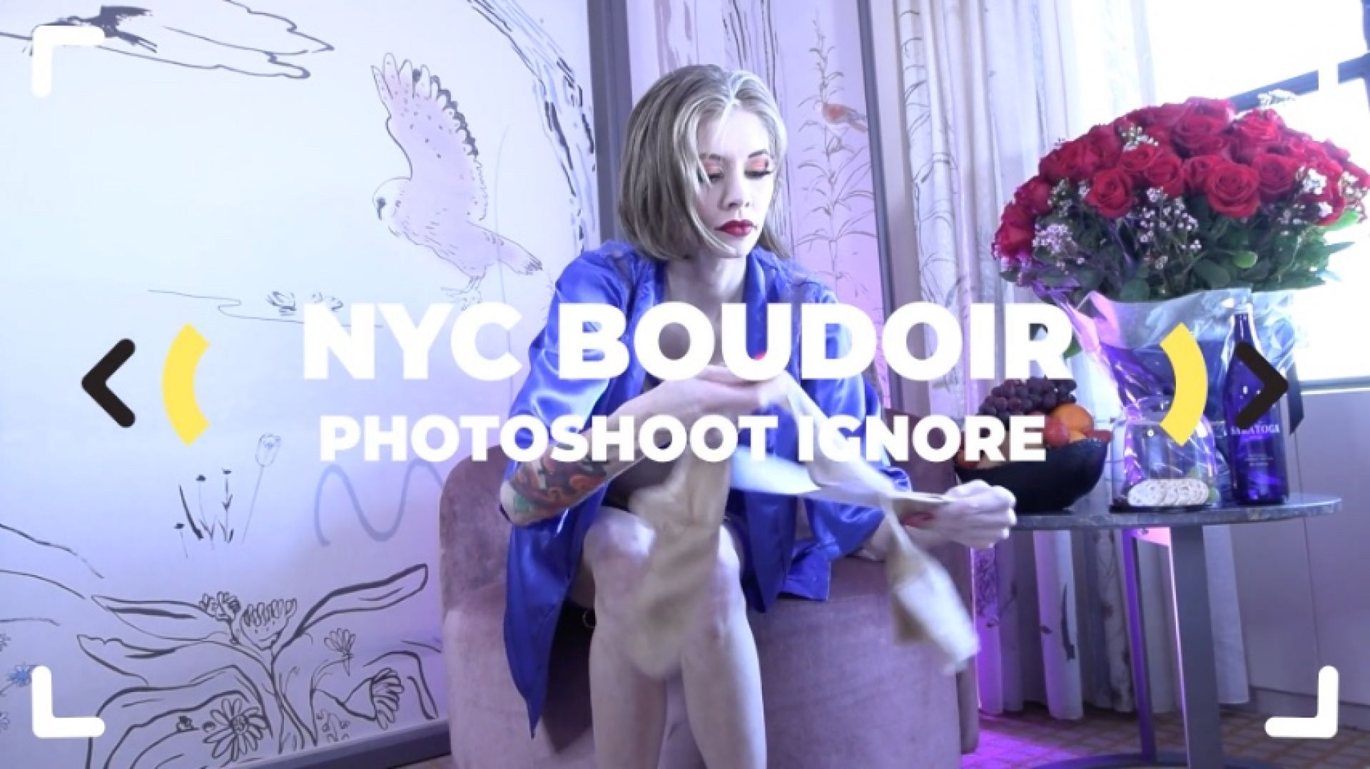 NYC Boudoir Photoshoot Ignore - Lingerie Tease POV