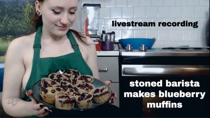  Barista Makes Blueberry Muffins