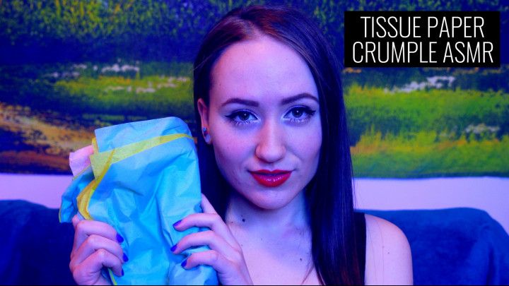 TISSUE PAPER CRUMPLE ASMR