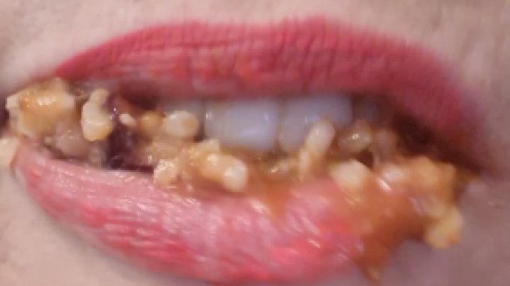 My big mouth and tongue, savoring beans and rice