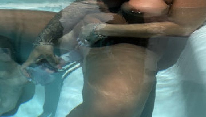 Underwater video with dildo