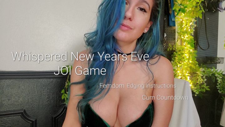 Whispered New Years Eve JOI Game