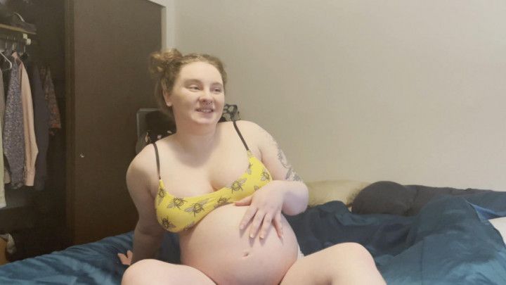 Your Shy Pregnant Girlfriend is so Excited to Have Your Baby