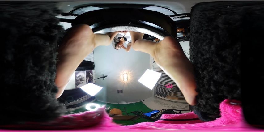 Trapped in my Giantess sock! 360 VR 4k