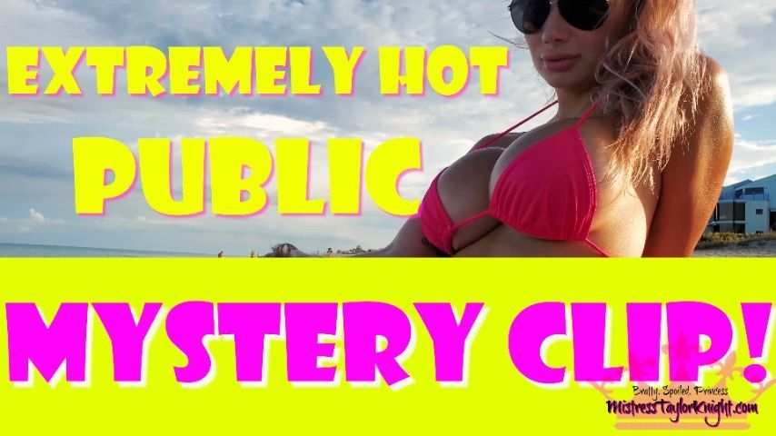 500 Public MYSTERY video Extremely hot