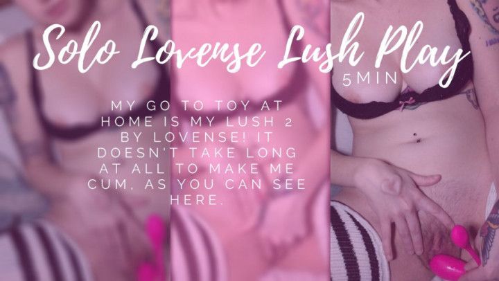 Solo Lovense Lush Play