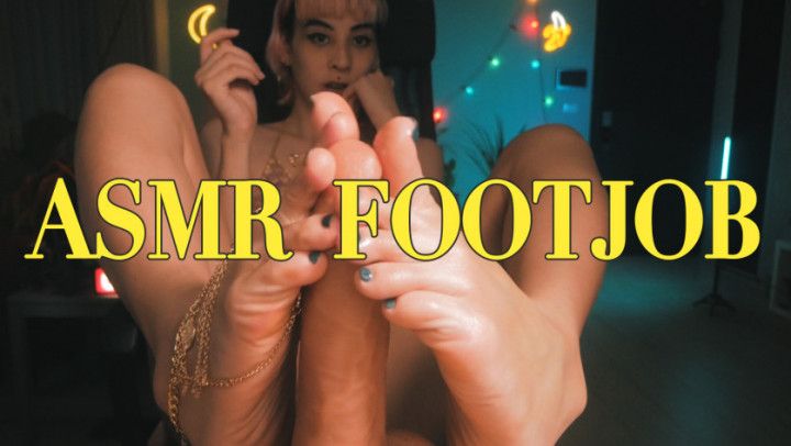 ASMR Footjob massage