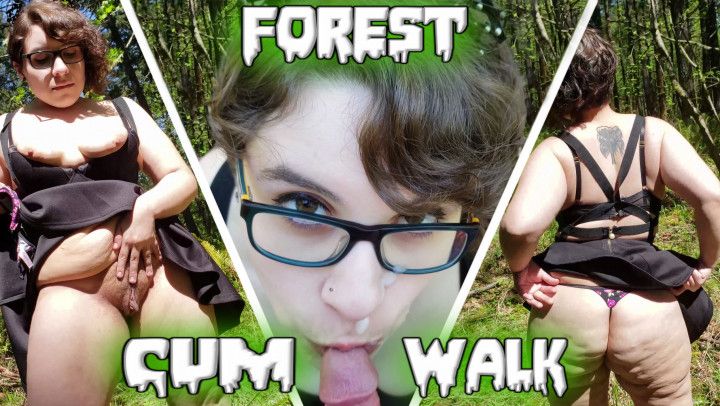 Hike FUCK with CUM WALK