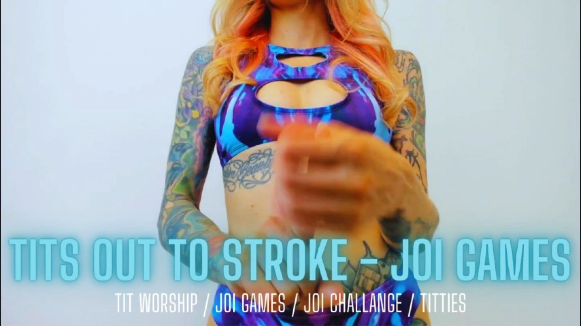 Tits Out to Stroke - JOI Games