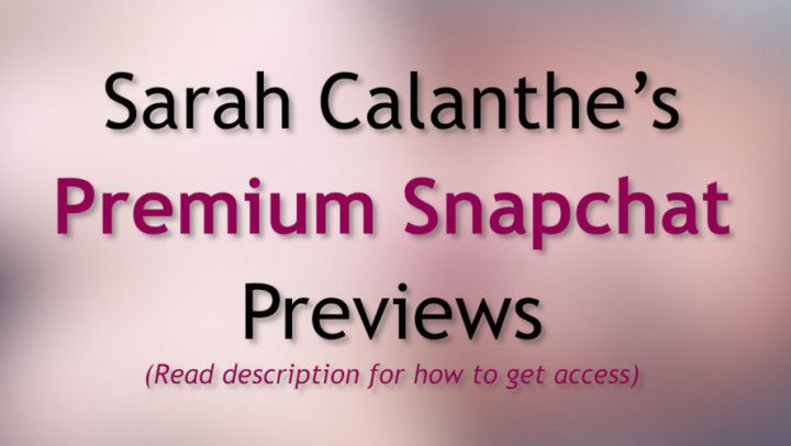 FREE Premium Snapchat Previews &amp; Info