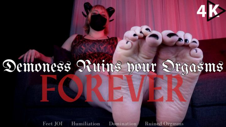 Demoness Ruins your Orgasms FOREVER - 4K