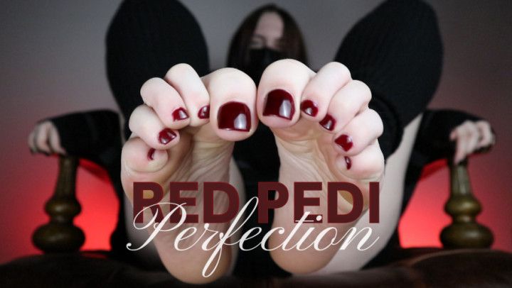 Red Pedi Perfection - HD