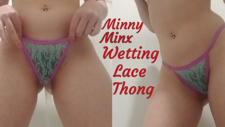 Wetting Lace Thong