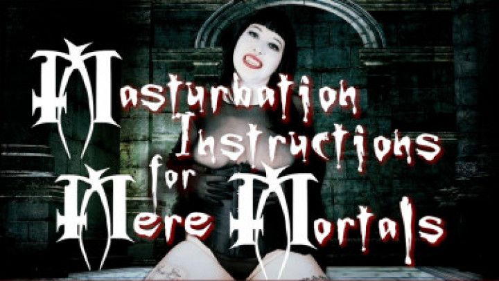 Vampire Masturbation Instructions