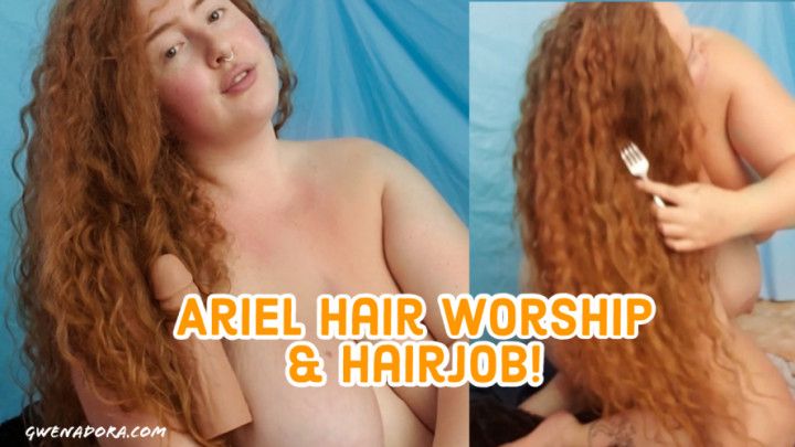 Ariel Brushes Hair with Fork &amp; Hair Job